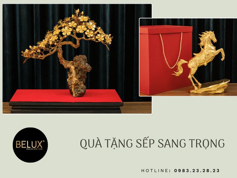 Quà tặng sếp sang trọng: Tinh hoa nghệ thuật chế tác và biểu tượng của sự thành đạt